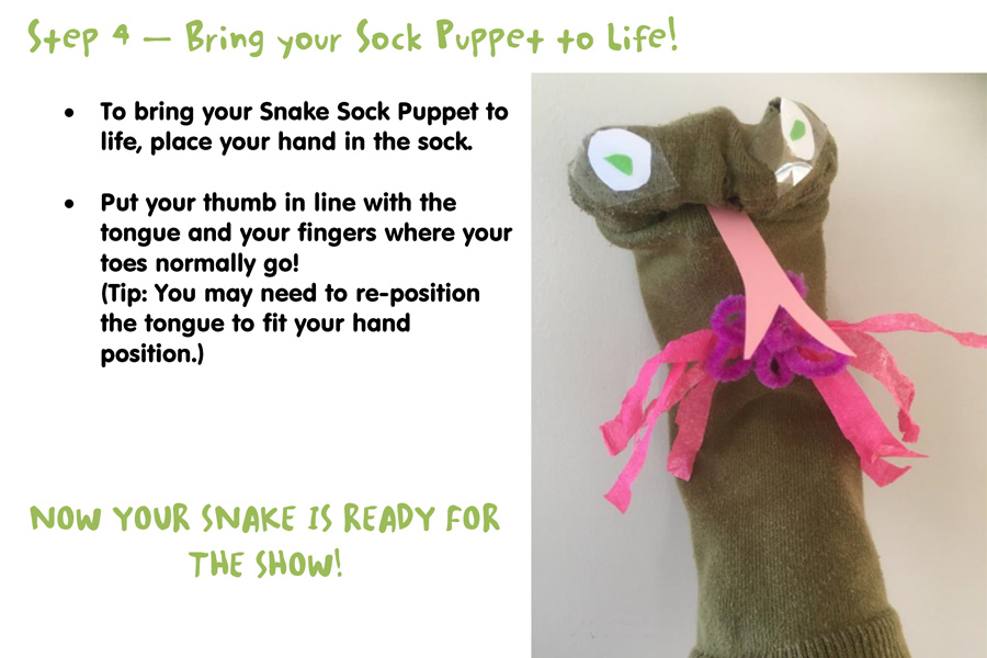 Snake Sock Puppet Preview Image