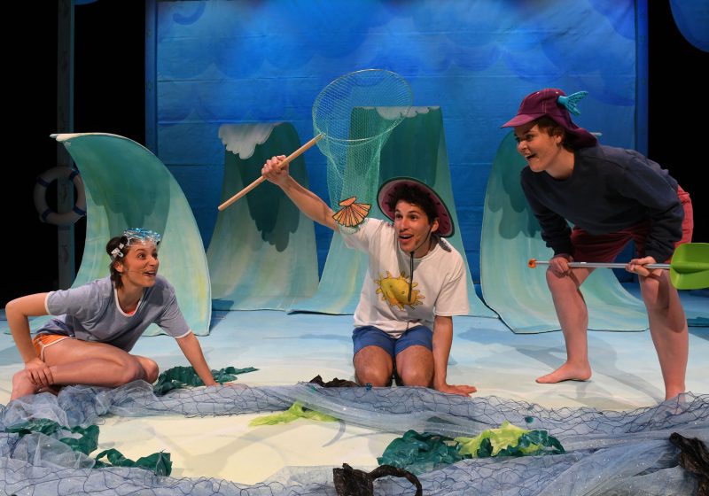 Jade Fuda, Alex Packard and Kate Betcher in Magic Beach (Photo James D Morgan)